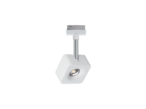 [90244442 1415828] Paulmann LED Schienenspot URail Cube, 8 W, 2700 K, Weiss/ Chrom