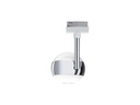 Paulmann LED Schienenspot URail Capsule II, 6 W, 2700 K, Chrom/ Weiss