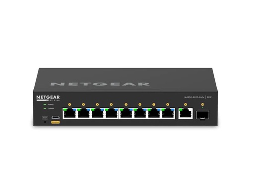 [90244498 1418957] Netgear PoE+ Switch M4250-9G1F-PoE+ 10 Port