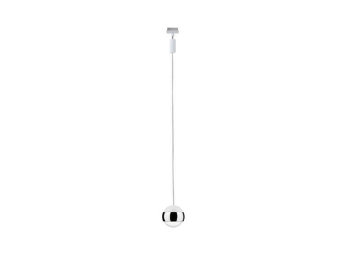 [90244499 1415818] Paulmann LED Pendelleuchte URail Capsule II, 6 W, 2700 K, Weiss/Chrom