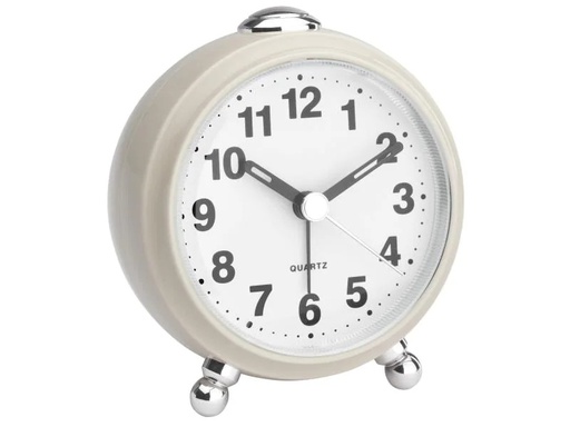 [90042298 995520] TFA Dostmann Klassischer Wecker Beige