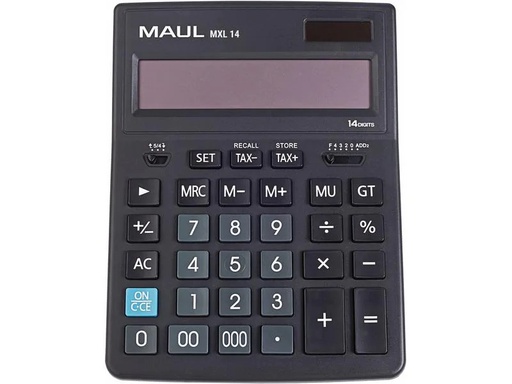 [90244544 1348145] Maul Taschenrechner MXL14 Schwarz