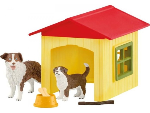 [90244604 1355794] Schleich Spielfigurenset Farm World Hundehütte