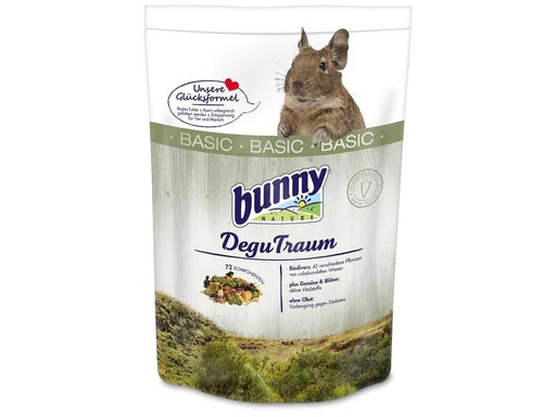 [90244716 1414339] Bunny Nature Hauptfutter Degu Traum Basic, 3.2 kg