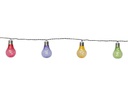 Star Trading Lichterkette Solar Glow 180 cm, Mehrfarbig
