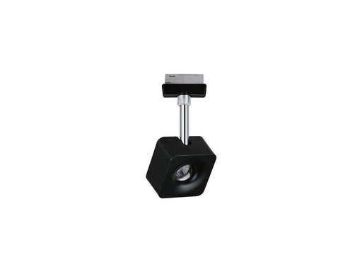 [90244752 1416027] Paulmann LED Schienenspot URail Cube, 8 W, 2700 K, Schwarz/ Chrom