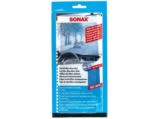 [90244791 1407397] Sonax Microfasertuch Antibeschlag, 40 × 25 cm