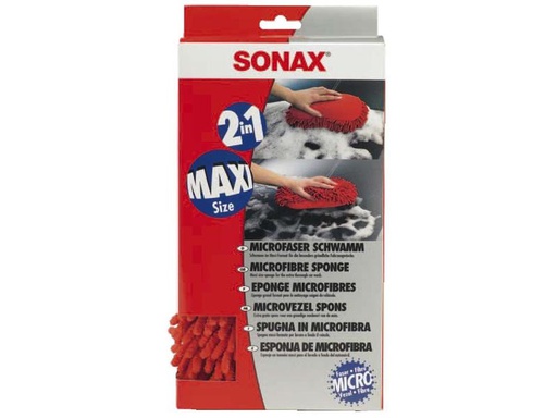 [90244822 1407389] Sonax Waschschwamm Microfaser 2in1, 1 Stück
