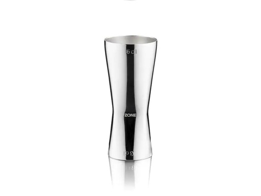 [90244841 1418335] Zone Denmark Cocktail-Doppelmass Rocks 60/30 ml, Silber