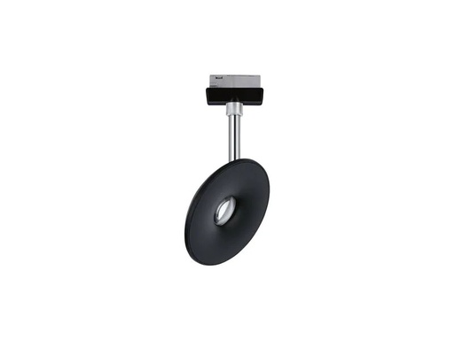 [90244872 1416032] Paulmann LED Schienenspot URail Sphere, 7.4 W, 2700 K, Schwarz/ Chrom