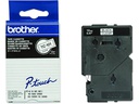 Brother Beschriftungsband TC-101 Schwarz auf Transparent