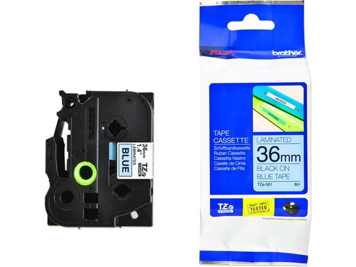 [90245019 1407735] Brother Beschriftungsband TZE-561 Schwarz auf Blau