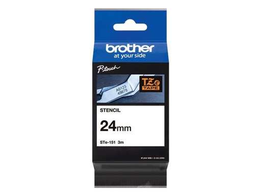 [90245051 1407743] Brother STE-151 Schablonenband Schwarz auf Weiss