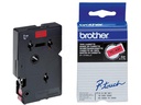 Brother Beschriftungsband TC-491 Schwarz auf Rot