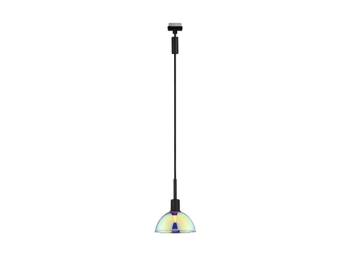 [90245094 1416042] Paulmann Pendelleuchte URail Sarrasani, 1 x E14, 20 W, Schwarz/ Klar