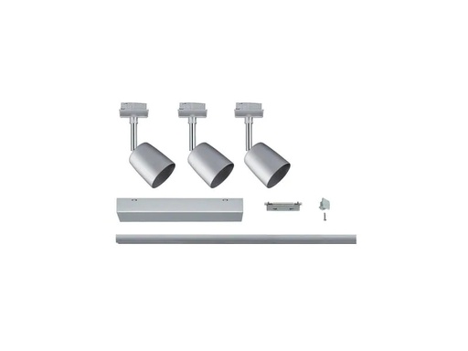 [90245151 1416251] Paulmann Schienenspot URail Cover Set, 3 x GU10, 30 W, Chrom