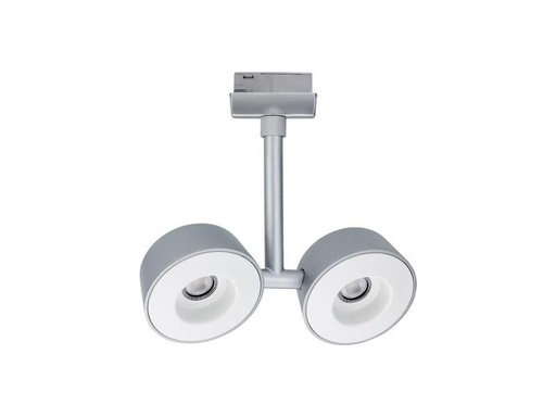 [90245273 1416254] Paulmann LED Schienenspot Double Pellet, 2 x 6.7 W, 2700 K, Chrom