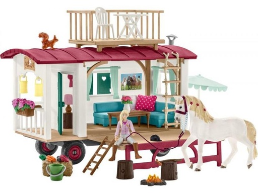 [90245277 1355809] Schleich Spielfigurenset Horse Club Caravan