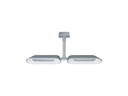 [90245316 1416253] Paulmann LED Schienenspot URail Dipper, 2 x 8 W, 2700 K, Chrom/ Weiss