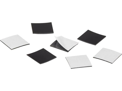 [90042525 1072894] Magnetoplan Magnetplättchen 3 x 2 cm Schwarz, 45 Stück