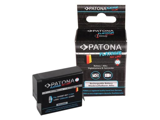 [90042656 1019704] Patona Videokamera-Akku Platinum GoPro Hero 8/7/6/5