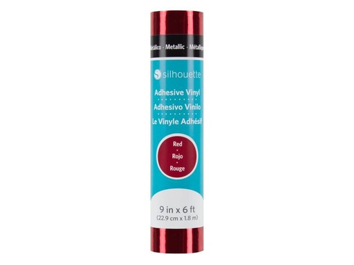 [90042688 576840] Silhouette Vinylfolie Metallic 22.9 cm Rot