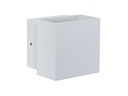 Paulmann Wandleuchte Cybo 10 x 10 cm, 2 x 3 W, 2700 K, Weiss