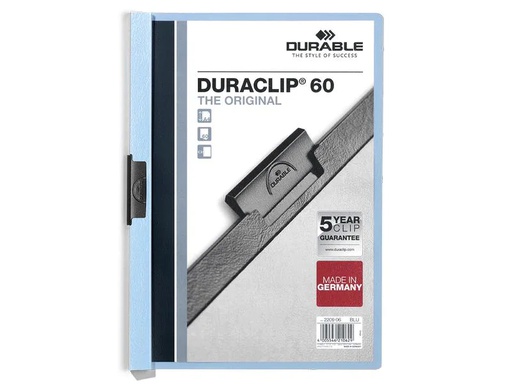 [90245631 1401676] DURABLE Klemmhefter Duraclip 60 Blau