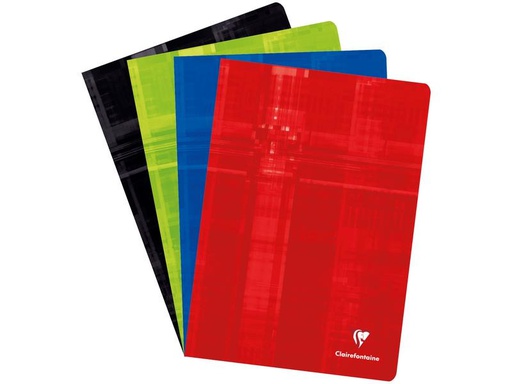 [90245645 1401004] Clairefontaine Schulheft 40 Blatt, A4, liniert, assortiert