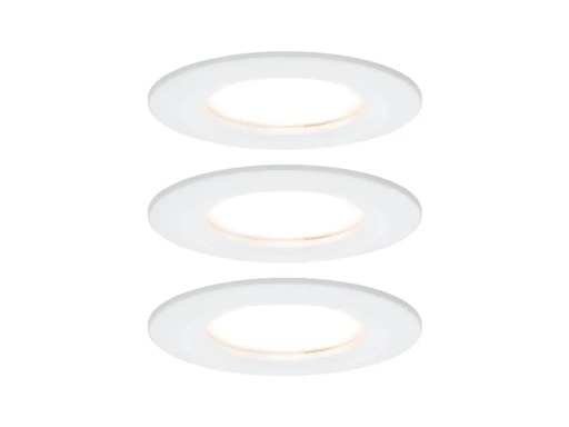 [90245741 1420453] Paulmann Einbauspot Nova Coin 3-Stepdim Starr Set, 18W, 2700K, Weiss