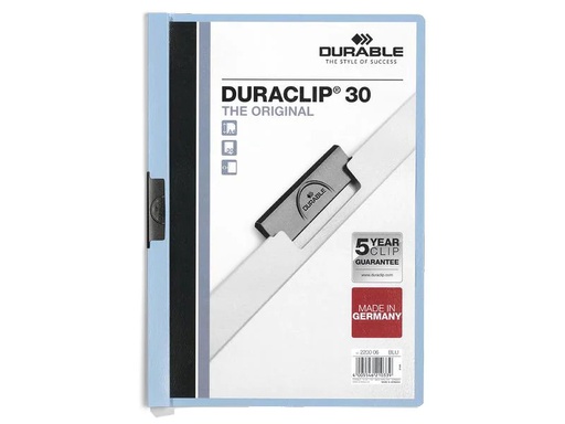 [90245744 1401675] DURABLE Klemmhefter Duraclip 30 Blau