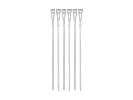 [90245769 1425604] Fennek Grill Grillspiess Set lang, 6 Stück