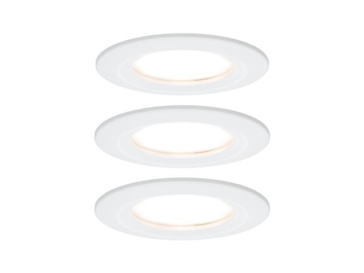 [90245784 1420445] Paulmann Einbauspot Nova Coin Starr Set, 3 x 6 W, 2700 K, Weiss