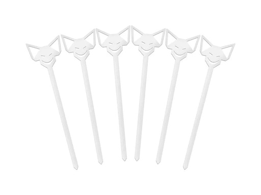 [90245815 1425606] Fennek Grill Burgerspiesse Set, 6 Stück