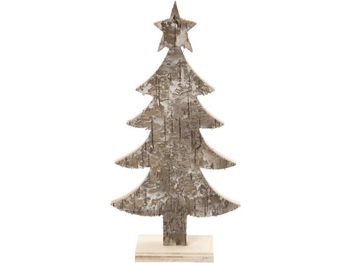 [90245820 1378365] Creativ Company Deko Weihnachtsbaum Rinde, 18 x 9 cm