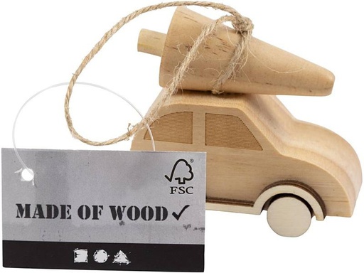 [90245832 1395408] Creativ Company Deko Anhänger Auto 6 x 3.5 cm
