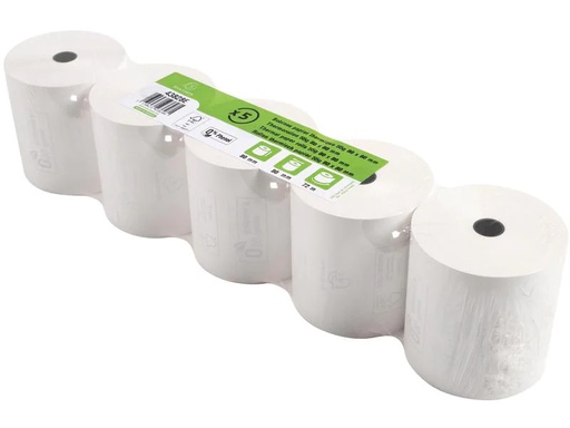 [90245866 1401036] Exacompta Thermo-Papierrolle 80 x 80 x 12 mm, 72 m, 5 Stück