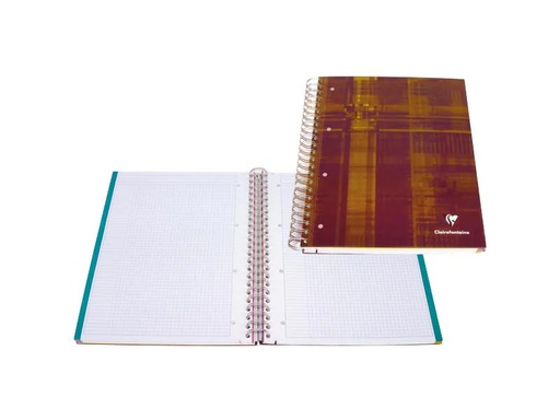 [90245876 1400997] Clairefontaine Schulheft Bindo Block 120 Blatt, A4, 5 mm kariert
