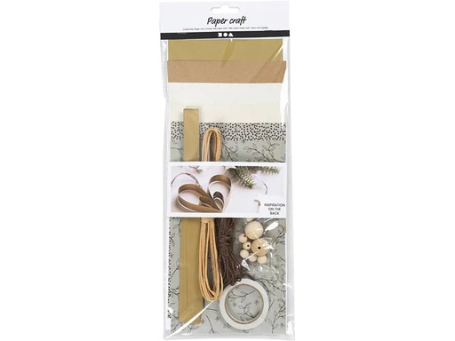 [90245880 1395386] Creativ Company Bastelset Papier Kreativ-Mix für Weihnachtsdeko