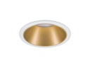 Paulmann Einbauspot Cole, 1 x GU10, 10 W, Weiss/ Gold