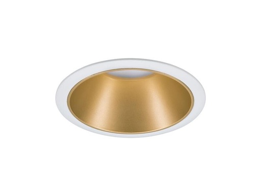 [90245958 1420474] Paulmann Einbauspot Cole, 1 x GU10, 10 W, Weiss/ Gold