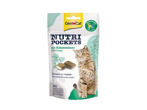 [90245963 1422672] Gimpet Katzen-Snack Nutri Pockets Minze &amp; Multi-Vitamin, 60g