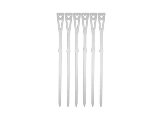 [90246009 1425605] Fennek Grill Grillspiess Set kurz, 6 Stück