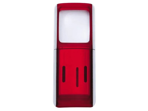 [90042769 262081] WEDO Lupenleuchte mit LED Beleuchtung, Rot