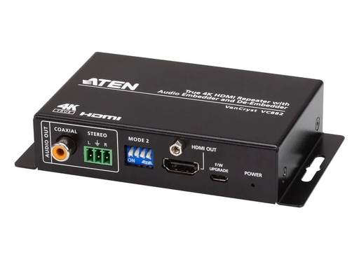 [90246045 1393403] Aten VC882 True 4K HDMI Repeater Audio Embedder und De-Embedder