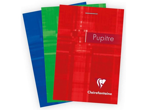 [90246107 1401006] Clairefontaine Schulheft 80 Blatt, A7, 5 mm kariert, assortiert