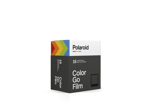[90246125 1418577] Polaroid Sofortbildfilm Go Black Frame – Doppelpack (8+8)