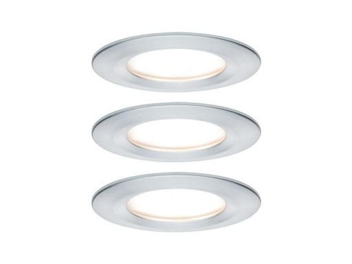 [90246190 1420446] Paulmann Einbauspot Nova Coin Starr Set, 3 x 6 W, 2700 K, Chrom