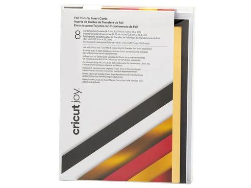 [90246218 1360720] Cricut Blankokarte Joy 11.4 x 15.9 cm Transfer, Schwarz/Weiss