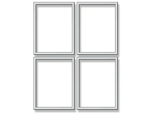 [90246294 1424776] Schipper Zubehör Alurahmen Quattro Silber 18 x 24 cm